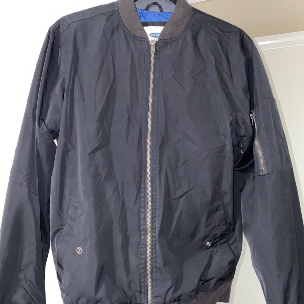 Old Navy, great condition, size small black bomber jacket